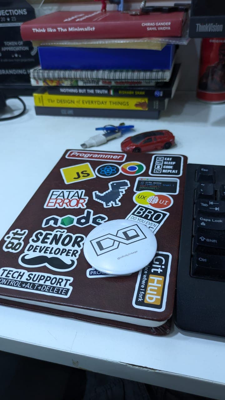 Krutik's desk setup